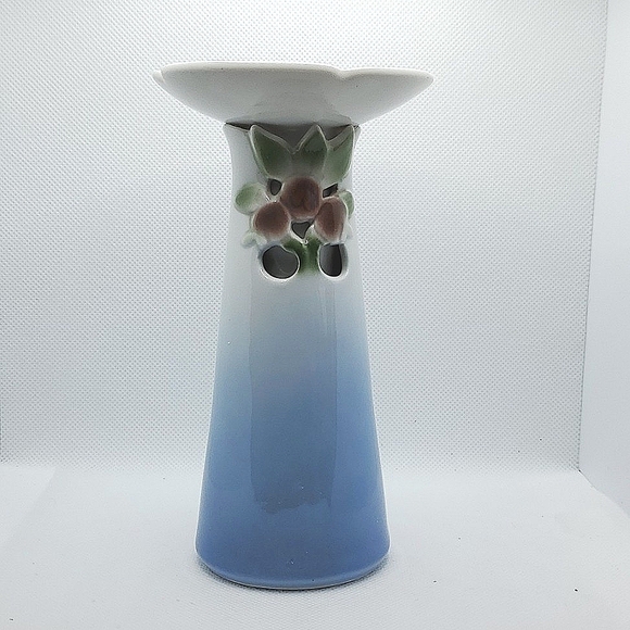 Scandinavian Art Nouveau Porcelain Candle Holder & Vase /Bing & Grondahl Annual - Picture 2 of 8
